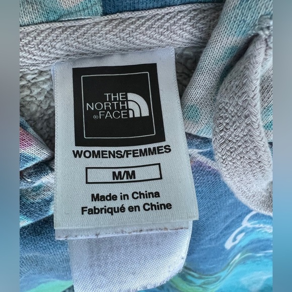 RARE-Vintage The North Face Tye Dye Women’s Hoodie Jacket Sz M - Picture 5 of 8
